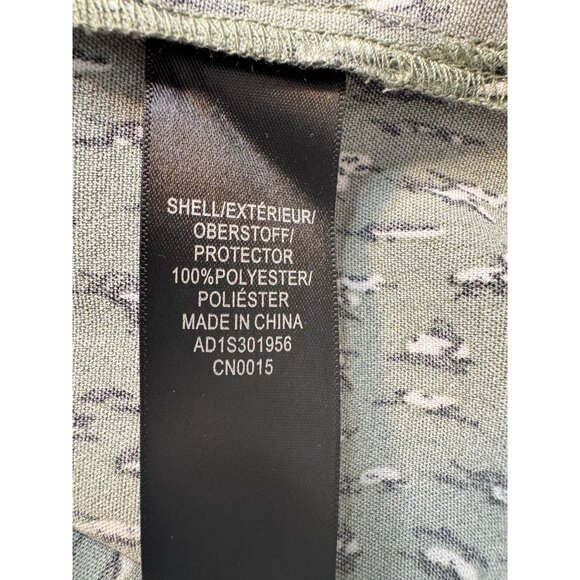 Adrianna Papell Size Medium Flutter Sleeve V Neck Olive Black NWT Polyester - Picture 5 of 8